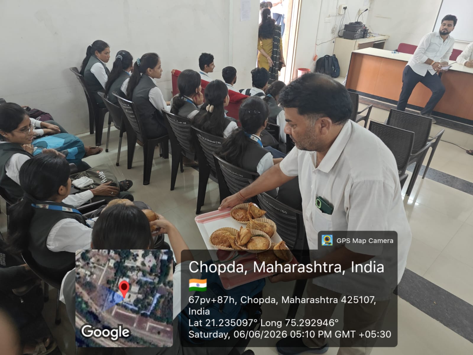 The Final Year B. Pharmacy Farewell Program was successfully organized on 06 June 2026 at the Conference Hall of Smt. Sharadchandrika Suresh Patil College of Pharmacy, Chopda. The event was conducted 